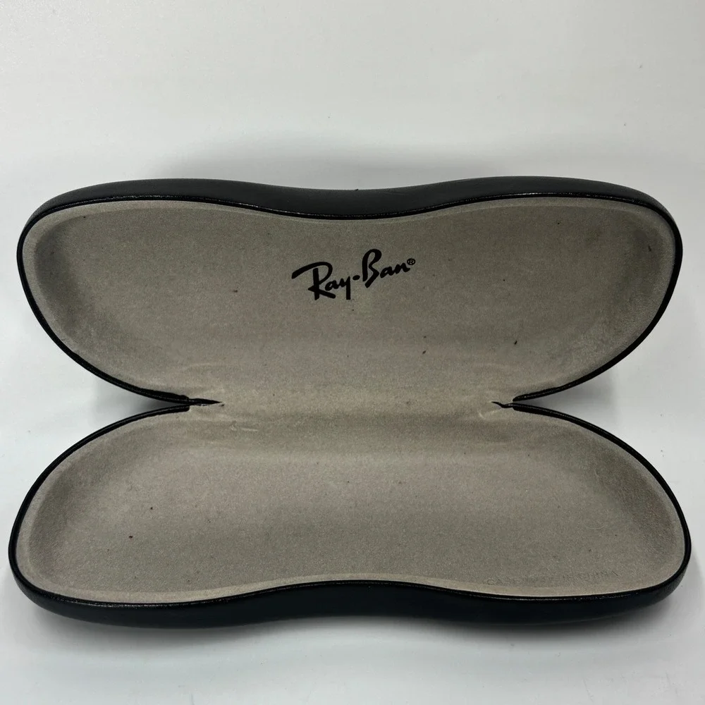 Ray-Ban Black Hard Shell Sunglasses Case Clam Shell Protective Eyewear Box